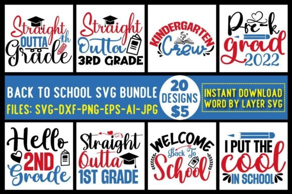 Back to School SVG Bundle Vol.5: A Must-Have for Creative Professionals and Hobbyists