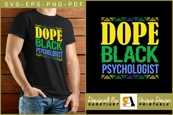 Dope Back Psychologist T-shirt Design