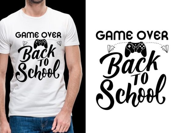 Game Over Back to Back School Logo