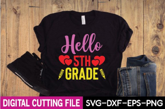 Hello 5th Grade SVG