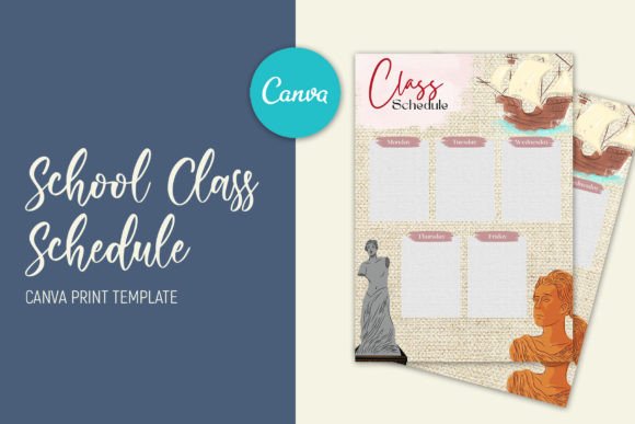 School Class Schedule Canva Templates: Simple, Customizable, and Ready When You Are