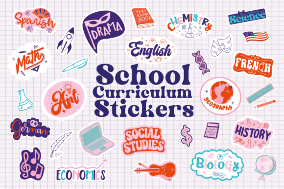School Curriculum Stickers: A Fun and Functional Way to Organize Your Back-to-School Prep