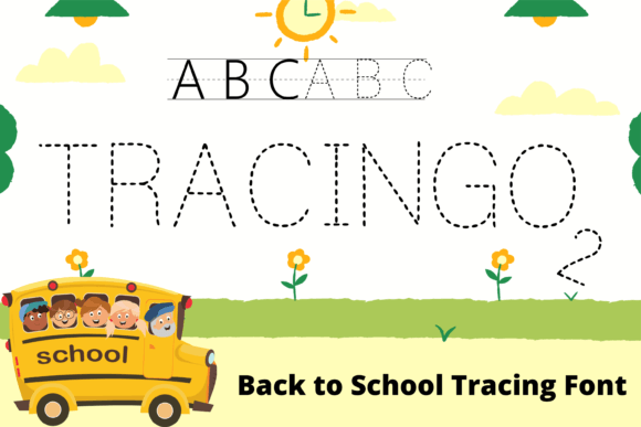 Tracingo 2: A Handwriting Practice Font for Everyday Use